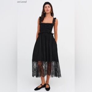 For Love & Lemons Deane Midi Dress